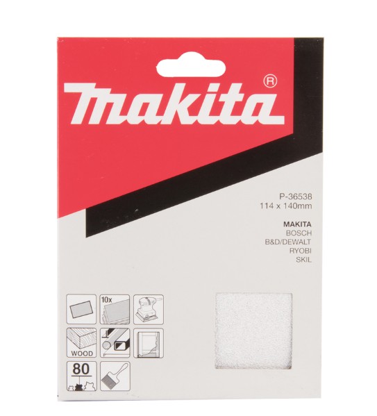 P-36538 Giấy Chà Nhám Mm 114×140 #80×10