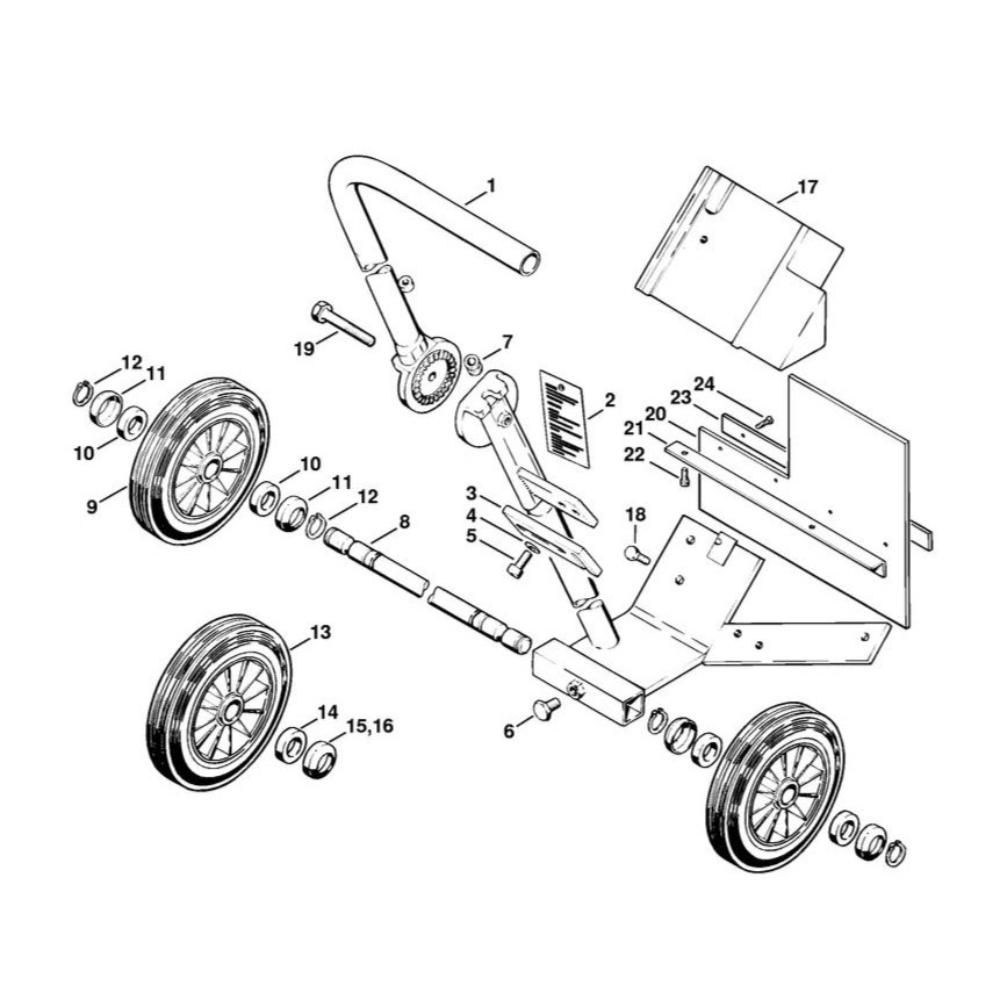 ts760 cutquick cart splash guard assy
